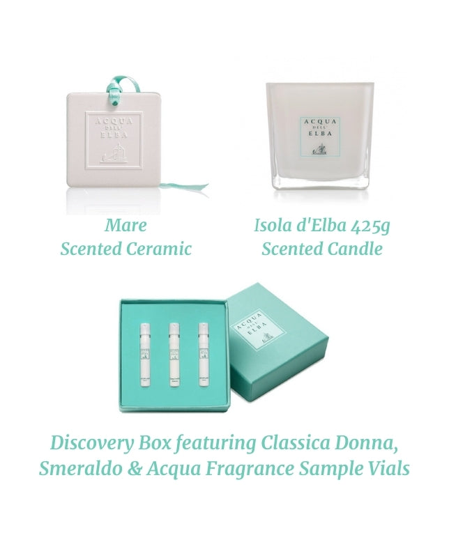 Essence of Acqua dell'Elba Candle Welcome Set for Her